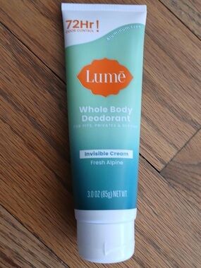 Lume Whole Body Deodorant Invisible Cream - Fresh Alpine (Green)
